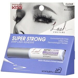 NEW! KISS Lash Couture Clear Super Strong Strip Lash Adhesive 67778 KLCGL01
